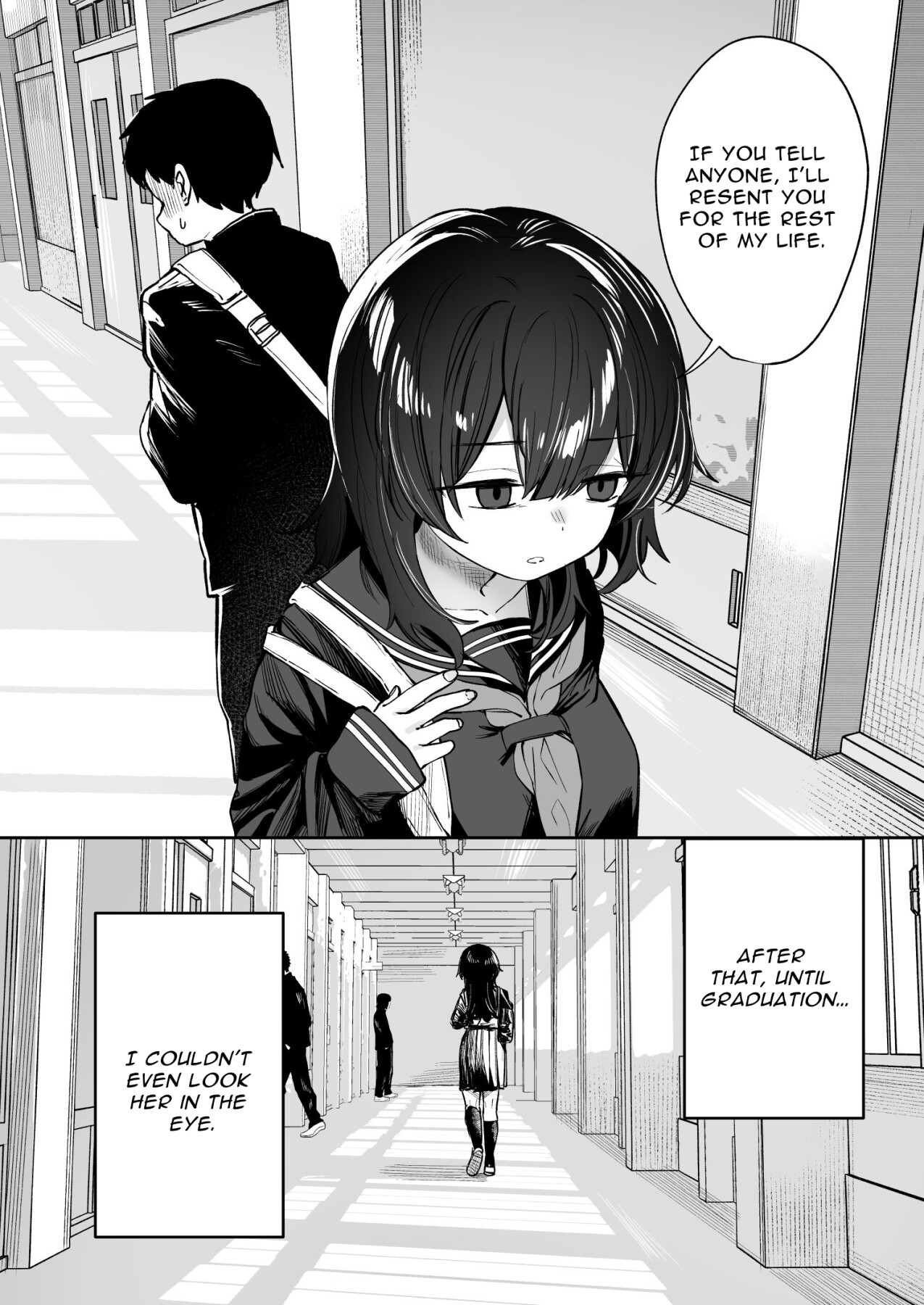 Hentai Manga Comic-She Doesn't Like Me ~ I thought I was the only one~ Plain Busty Bookworm Girl-Read-46